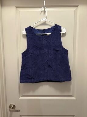 Pact Corduroy Organic Cotton NWT Size M Sleeveless Top